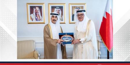 وزير الخارجية يستقبل سفير دولة الكويت لدى مملكة البحرين بمناسبة انتهاء فترة عمله - هرم مصر