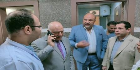 محافظ القليوبية يستعين بخبير تجميل وحروق للاطمئنان على مصاب حريق الشدية - هرم مصر