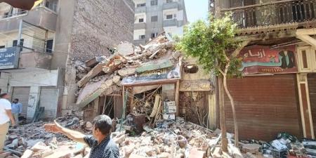 التصريح بدفن ضحايا العقار المنهار ولجنة ثلاثية لفحصه - هرم مصر