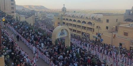مليونية حب العدرا.. وفود الجالية الإثيوبية والإريترية يشاركون في ختام احتفالات دير درنكة بأسيوط - هرم مصر