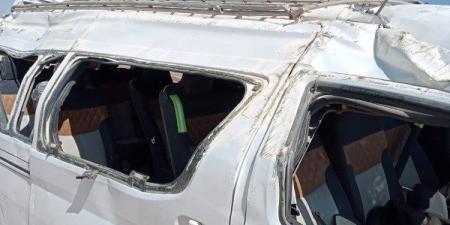 عاجل .. مصرع وإصابة 17 شخصا فى تصادم 4 سيارات على طريق مطروح إسكندرية الساحلى - هرم مصر