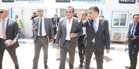 وزير الصحة يتفقد مشروع إنشاء المخازن الاستراتيجية للمنتجات والأجهزة الطبية بالعاصمة - هرم مصر