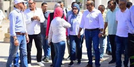 نائب وزير السياحة والآثار والأمين العام للمجلس الأعلى للآثار يتفقدان عددًا من المواقع الأثرية للوقوف على مستجدات أعمال الترميم - هرم مصر