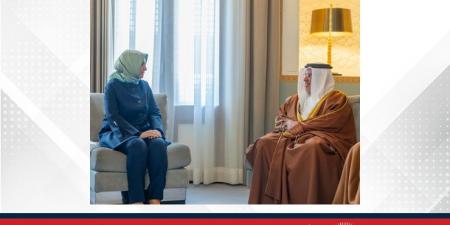 نائب جلالة الملك ولي العهد يستقبل سفيرة الجمهورية التركية لدى مملكة البحرين بمناسبة تعيينها سفيرةً لبلادها لدى المملكة - هرم مصر