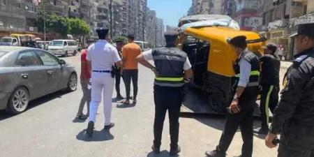 الادارة العامة للمرور تنجح في ضبط 116021 مخالفة خلال 24 ساعة - هرم مصر
