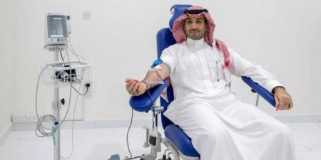 نائب أمير الجوف يشارك في حملة سمو ولي العهد للتبرع بالدم - هرم مصر