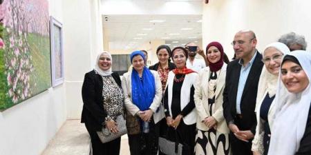 افتتاح فعاليات الملتقى الأول للفنون التشكيلية بقصر الإبداع - هرم مصر