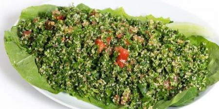 مفيدة جدا .. طريقة عمل التبولة بالسبانخ - هرم مصر