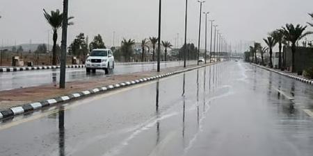 الأرصاد: أمطار غزيرة على منطقة نجران - هرم مصر
