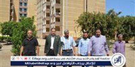 أمين عام مساعد جامعة الأزهر يتابع أعمال الصيانة وتركيب منظومة الحريق بالمدينة الجامعية للطلاب بأسيوط - هرم مصر