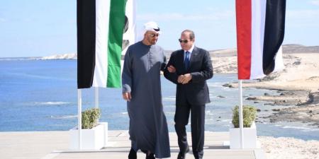 تفاصيل لقاء السيسي وبن زايد.. والملف الفلسطيني في صدارة المباحثات| شاهد - هرم مصر