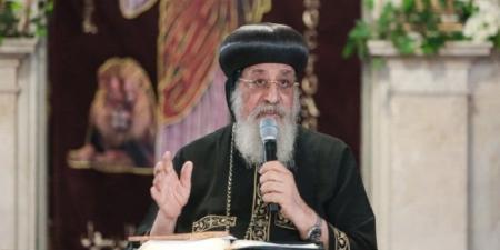 خلال عظته الأسبوعية.. البابا تواضروس:«الخطية تصنع جوعًا لا ينتهي» - هرم مصر