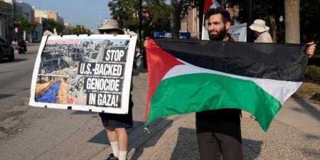 "غزة البوصلة".. صمود فلسطيني يتجدد من قلب ديترويت بأميركا - هرم مصر