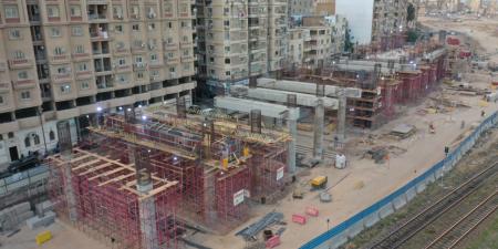 أحدث تصوير جوي لتقدم أعمال مشروع مترو الإسكندرية | شاهد - هرم مصر
