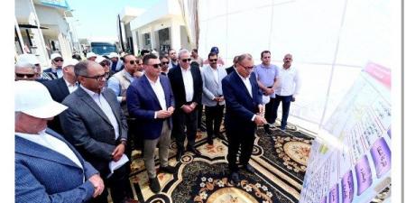 وزير الإسكان ومحافظ الغربية يختتمان جولتهما بتفقد محطة معالجة صرف صحي زفتى - هرم مصر