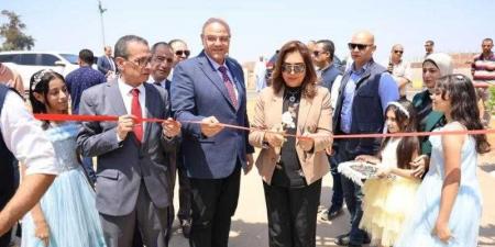 وزيرة التنمية ومحافظ القليوبية يفتتحان المحطة الوسيطة لجمع المخلفات بالقناطر الخيرية - هرم مصر