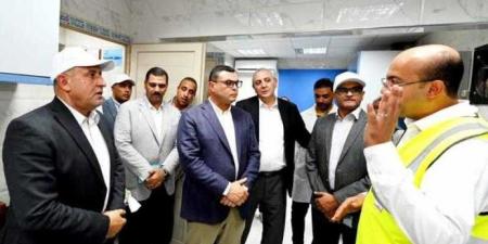 وزير الإسكان ومحافظ الغربية يختتمان جولتهما بتفقد محطة معالجة صرف صحي زفتى - هرم مصر
