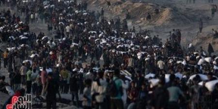 استشهاد 80 فلسطينيا في غزة منذ فجر اليوم بينهم 31 من طالبي المساعدات - هرم مصر