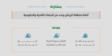 أمانة الرياض تغلق 231 منشأة مخالفة وتتلف 7.3 أطنان من المواد الغذائية غير الصالحة في حي منفوحة - هرم مصر