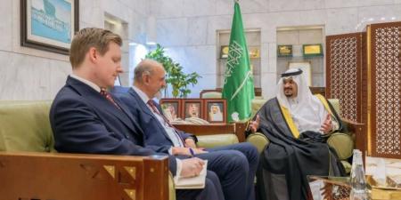 نائب أمير الرياض يستقبل سفير أستراليا المُعيَّن حديثًا لدى المملكة - هرم مصر