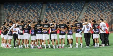 منتخب مصر يختتم تدريباته باستاد القاهرة استعدادا لمواجهة إثيوبيا - هرم مصر