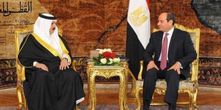 ملك البحرين والرئيس السيسي يبحثان العلاقات الأخوية الراسخة وسبل تعزيز التعاون الاستراتيجي - هرم مصر