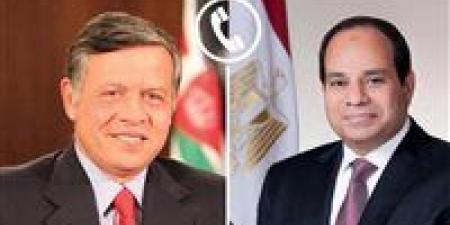 اتصال هاتفي بين الرئيس السيسي وجلالة الملك عبد الله الثاني..إدانة العدوان الإسرائيلي ودعوة لتنسيق عربي مشترك - هرم مصر