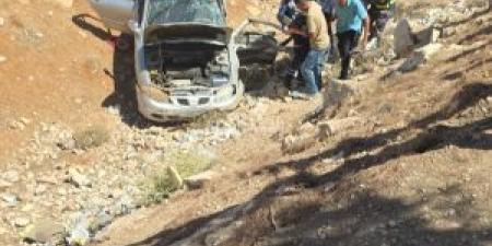 بالصور .. اصابات بحادث تصادم بين عدد من المركبات في اربد - هرم مصر