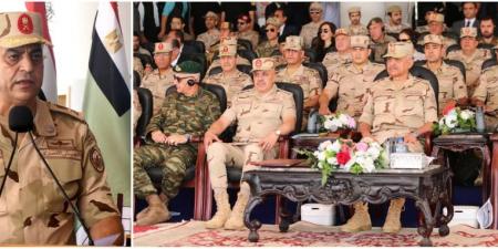 وزير الدفاع يشهد المرحلة الختامية للتدريب المشترك النجم الساطع 2025 - هرم مصر