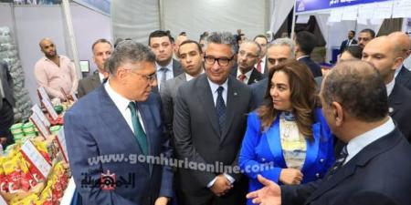 فاروق وعوض والنجار يفتتحون 26 معرض "أهلاً مدارس"  - هرم مصر