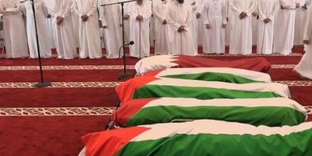 تشييع شهداء العملية الإسرائيلية الفاشلة فى الدوحة بحضور أمير قطر - هرم مصر