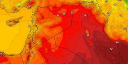 طقس العرب يكشف سبب عدم تطور الكتلة الهوائية الحارة التي تؤثر على الأردن إلى موجة حارة - هرم مصر