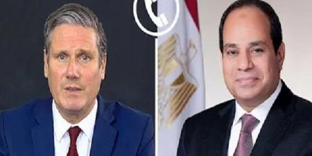 الرئيس السيسي وستارمر يتوافقان على ضرورة وقف إطلاق النار بغزة ونفاذ المساعدات  - هرم مصر