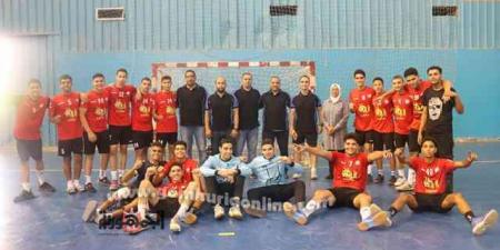 يد المنيا"يستهل الممتاز بفوز قوي على أسوان (20-32)  - هرم مصر