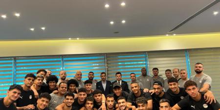 وزير الرياضة يودّع بعثة منتخب مصر تحت 20 عامًا - هرم مصر