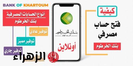 من جوالك يا زول.. رابط فتح حساب بنك الخرطوم أونلاين والشروط المطلوبة 2025 عبر موقع bank of khartoum الرسمي - هرم مصر