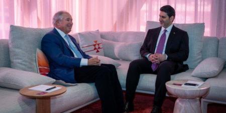 محافظ مصرف قطر المركزي يلتقي رئيس مجلس إدارة شركة بلاكستون - جريدة هرم مصر