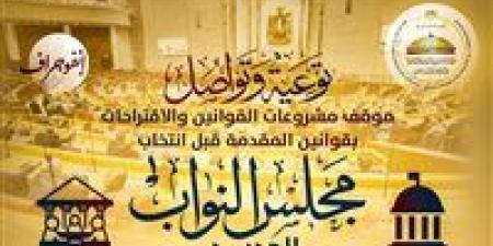 موقف مشروعات القوانين والاقتراحات بقوانين المقدمة قبل انتخاب مجلس النواب الجديد.. إنفوجراف - جريدة هرم مصر