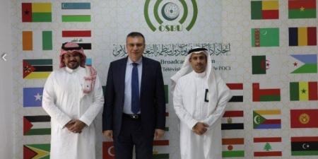 عمرو الليثي يستقبل عميد كلية الاتصال والإعلام بجامعة الملك عبد العزيز - جريدة هرم مصر