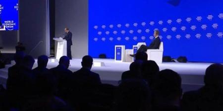 الرئيس السيسي يشارك في جلسة الحوار الخاصة المخصصة لمصر بمنتدى دافوس الاقتصادي العالمي - جريدة هرم مصر