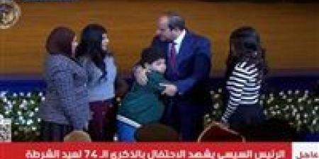 الرئيس السيسي: دماء شهداؤنا مراحتش «فطيس» دا قدموا حياتهم عشان البلد تعيش - جريدة هرم مصر