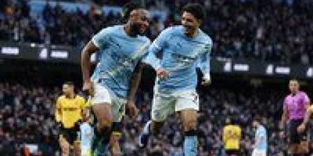 مانشستر سيتي يواصل تقدمه على وولفرهامبتون في الدوري الإنجليزي الممتاز بثنائية بعد مرور 80 دقيقة - جريدة هرم مصر