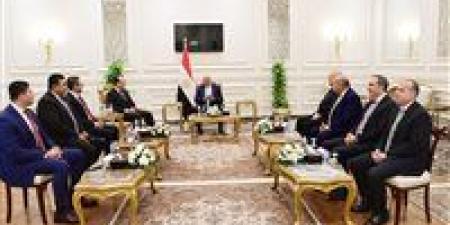 المستشار هشام بدوي يستقبل رئيس هيئة الرقابة الإدارية لتهنئته بانتخابه رئيساً لمجلس النواب - جريدة هرم مصر