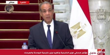 وزير الخارجية: مصر لن تدخر جهدًا في دعم الأشقاء بليبيا.. ويجب خروج جميع المرتزقة من أراضيها - جريدة هرم مصر