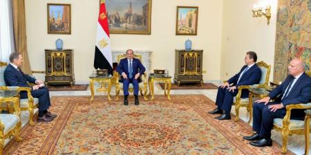 الرئيس السيسي يستقبل رئيس جهاز الاستخبارات الخارجية بروسيا الاتحادية - جريدة هرم مصر