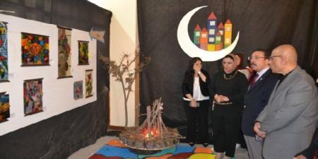 افتتاح المعرض الفني الثامن عشر لطالبات المدن الجامعية بجامعة الإسكندرية - جريدة هرم مصر