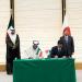 ولي العهد الكويتي ورئيس الوزراء الياباني يحضران مراسم توقيع اتفاقيات ومذكرات تعاون بين البلدين الصديقين - هرم مصر