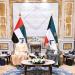 أمير الكويت يستقبل نائب رئيس دولة الامارات نائب رئيس الوزراء رئيس ديوان الرئاسة - هرم مصر