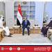 فخامة الرئيس المصري يستقبل سمو الشيخ ناصر بن حمد آل خليفة وسمو الشيخ خالد بن حمد آل خليفة - هرم مصر
