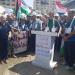 نقابة الصحفيين الفلسطينيين تنظم وقفة تضامنية للمطالبة بوقف الحرب ورفض التهجير - هرم مصر